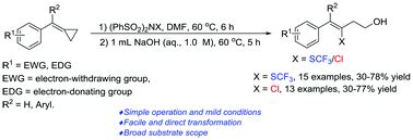 A facile method for the synthesis of trifluoromethylthio-/chloro ...