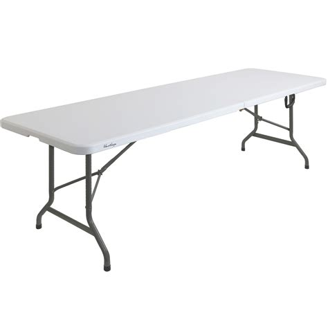 HARTLEYS LARGE 8FT FOLDING TRESTLE TABLE OUTDOOR CAMPING/FETE/GARDEN/CATERING | eBay