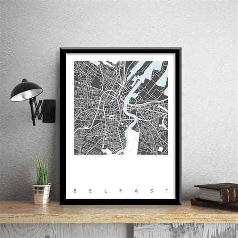 Belfast Map Art Prints Limited Editions By Bronagh Kennedy - Art Prints