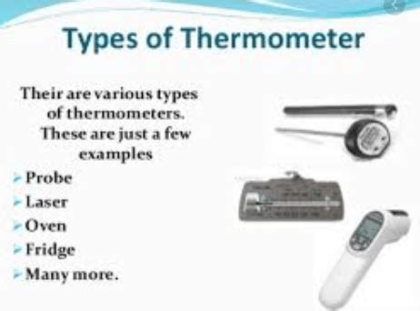 Types of Thermometers and Their Uses