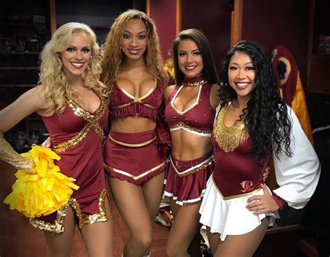 Team Spotlight: The Redskins Cheerleaders Throwback Uniforms!