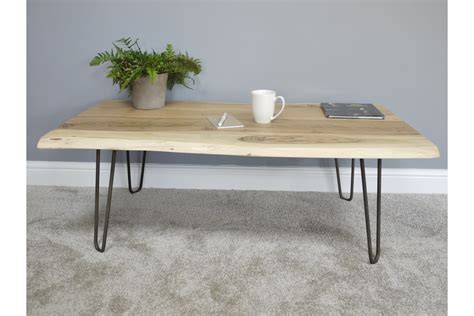 Coffee Table Quirky, Hairpin Leg Coffee Table, Solid Wood Coffee Table ...
