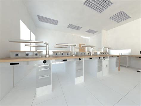 Dental laboratory interior on Behance | Dental laboratory, Dental office design, Laboratory design