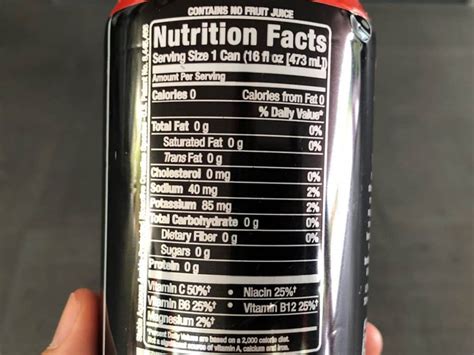 Bang Energy Drink Ingredients Label (Analysis) – Beastly Energy