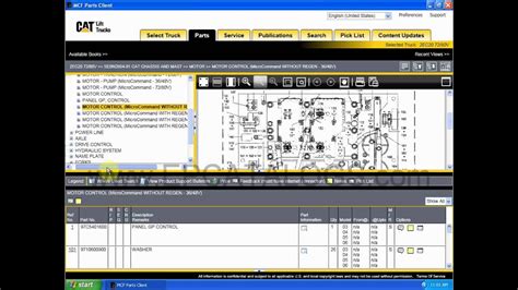 Caterpillar Forklift Parts Catalog