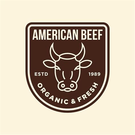 Beef vector logo illustration | Premium Vector