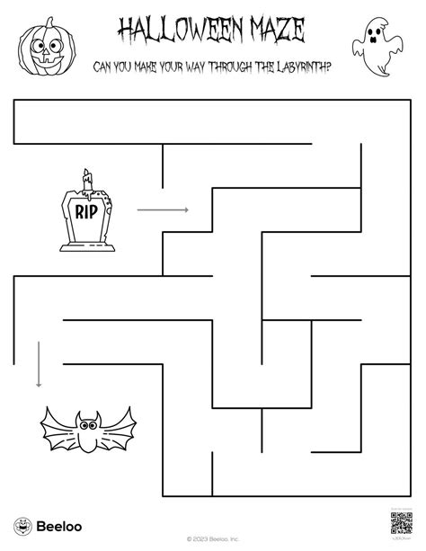 Halloween Maze • Beeloo Printable Crafts and Activities for Kids