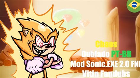 [COVER] Chaos / Caos (FNF Dublado PT-BR Mod Sonic.EXE V2.0) - Vitin Fansings @🎤EP Dublagens🎤 ...