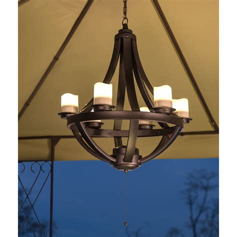 Laurel Foundry Modern Farmhouse Camelia 6-Light Shaded Chandelier Outdoor Chandelier, Outdoor ...