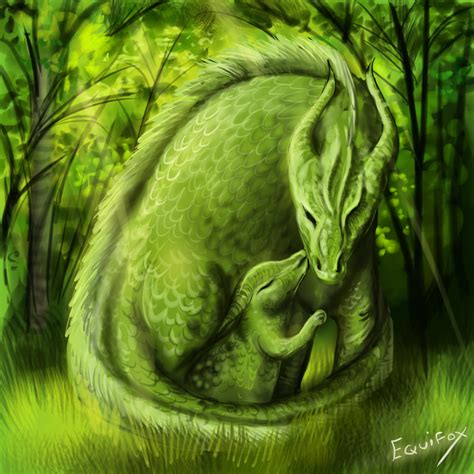 Mother dragon by Equifox on DeviantArt