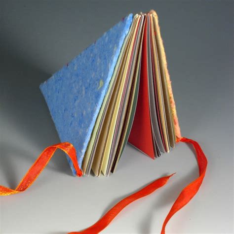 Blue and Orange Triangle Journal - Etsy