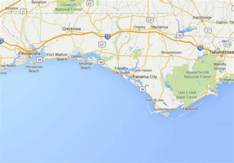 Emerald Coast Florida Map - Printable Maps