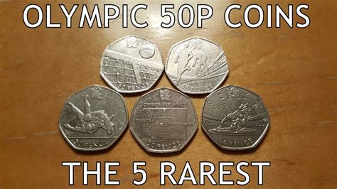 COLLECTING THE TOP 5 OLYMPIC 50P COINS - YouTube