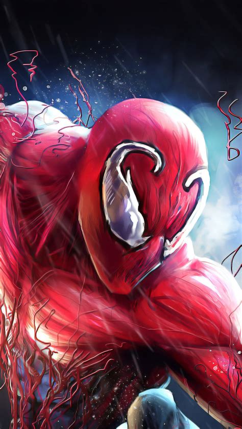 Spiderman with Carnage suit Wallpaper 4k HD ID:4399