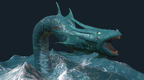 Leviathan - Sea dragon - 3D model by Arthalis [4584d8b] - Sketchfab