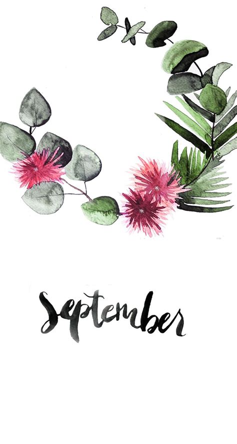 September wallpaper, Calendar wallpaper, Smartphone wallpaper