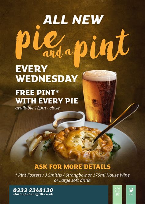 Pie & A Pint | The Station Pub & Grill