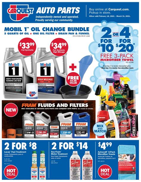 Carquest Monthly Store Flyer in 2021 | Carquest, Store flyers, Auto ...