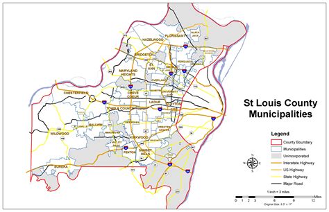 Where can I find a map of St. Louis with the cities' limits displayed ...