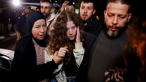 Palestinian activist Ahed Tamimi freed under Israel-Hamas truce | Israel-Palestine conflict | Al ...