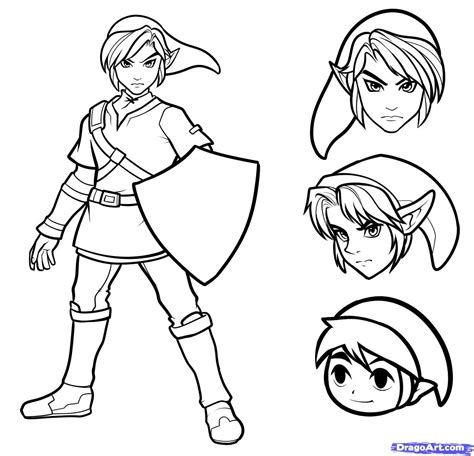 How To Draw Video Game Characters Step By Step at Drawing Tutorials