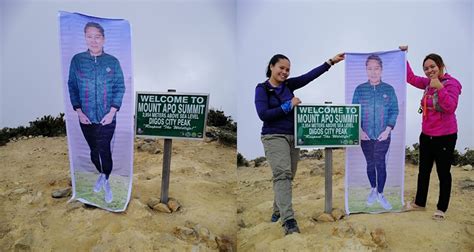 Woman Appears to Reach Mount Apo Summit with Help from Friends