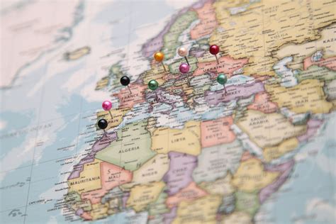 Custom Pin Map Travel Pin Maps Custom Push Pin Maps - Etsy