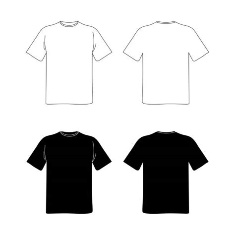 Plain Black T Shirt Layout