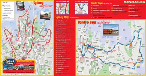 Sydney Maps - Top Tourist Attractions - Free, Printable City Street Map ...