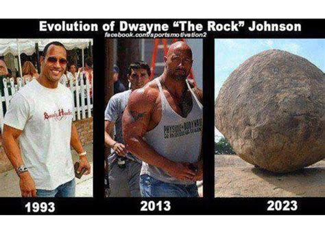 Evolution of the Rock - Gym Memes, a massive collection of gym memes ...