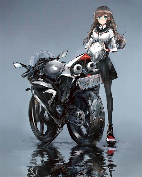 anime girls, motorcycle, anime, SWAV, HD Wallpaper | Rare Gallery