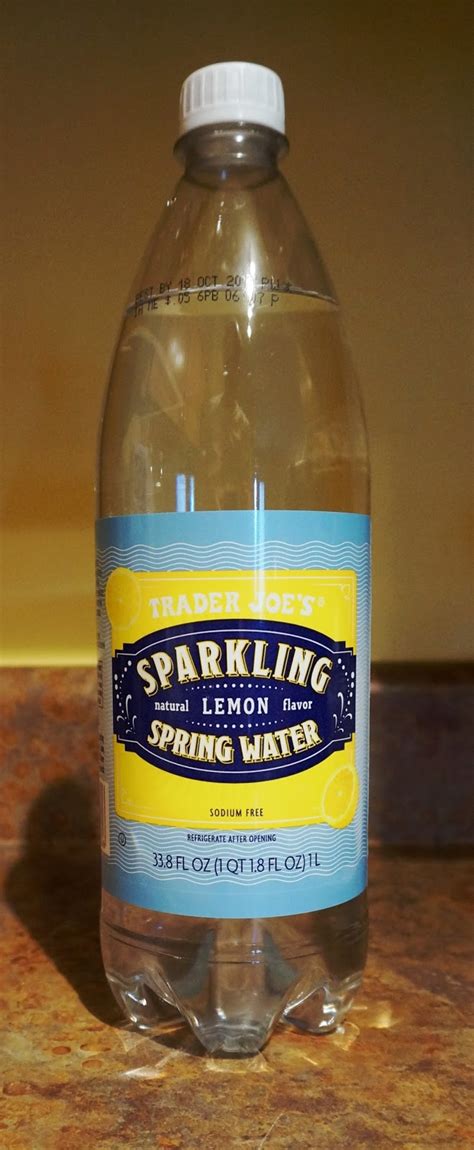 Exploring Trader Joe's: Trader Joe's Sparkling Lemon Spring Water