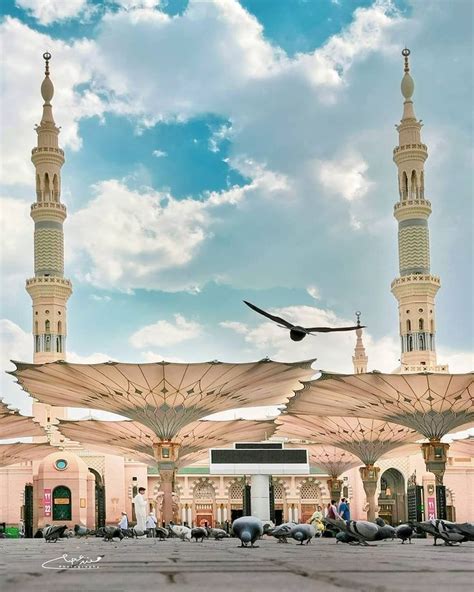 Madinah 💙 I Masjid-al-Nabawi ﷺ | Mesjid, Tempat, Mekah