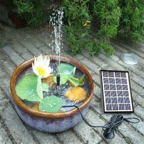 Solar Powered Garden Pond Fountains | Backyard Design Ideas