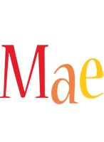 Mae Logo | Name Logo Generator - Smoothie, Summer, Birthday, Kiddo, Colors Style