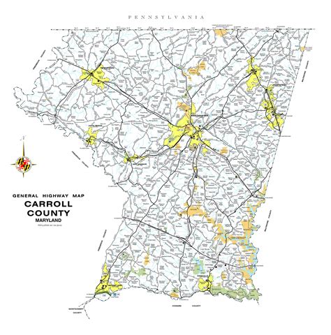 Old Maps of Carroll Co MD 1862