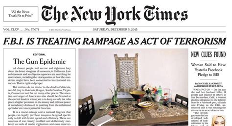 New York Times runs gun control editorial on Page 1 - POLITICO