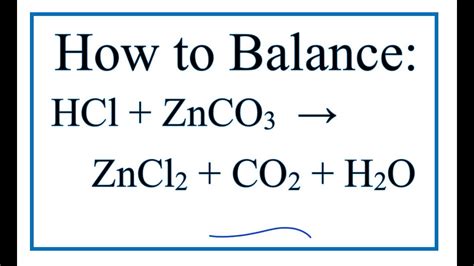 Divine Zinc Plus Hydrochloric Acid Balanced Equation Different Formulas Of Power