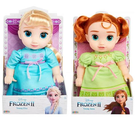 Disney's FROZEN 2 Young Anna & Elsa 12" Toddler Dolls [Set of 2] NIB/Sealed - Disney