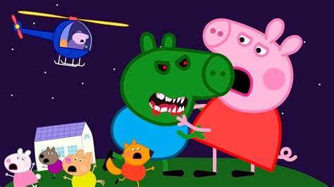 PEPPA PIG ZOMBIE APOCALYPSE - PEPPA SAVE IN THE CITY PIG - YouTube