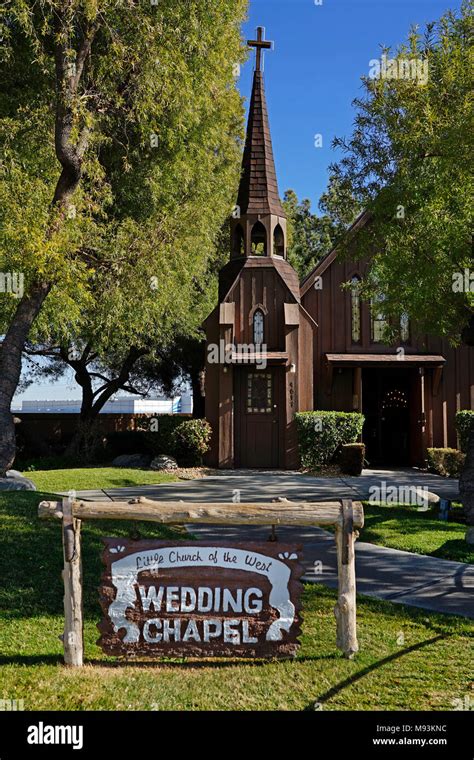 Little Church of the west ,wedding Chapel,Las Vegas,Nevada,USA Stock ...