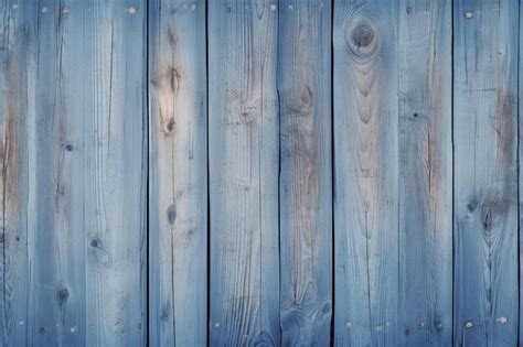 Premium AI Image | a close up of a blue wooden wall