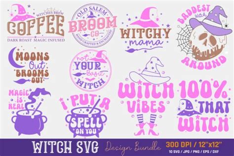 Halloween Witch SVG PNG Bundle Graphic by CraftArtStudio · Creative Fabrica