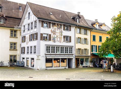 Traditional building by Old post office square (Alter Postplatz) in ...