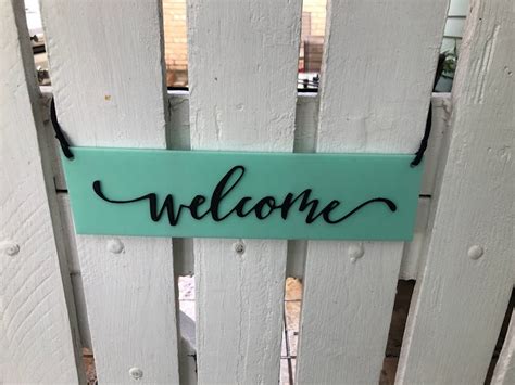 Gate Welcome Sign by KnotHead | Download free STL model | Printables.com