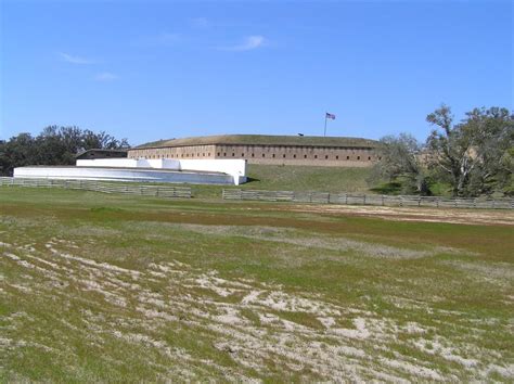 Fort Barrancas is located on the Pensacola Naval Air Station Grounds