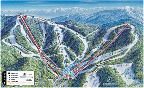 Discovery Ski Area Trail Map | Montana Ski Resort Maps