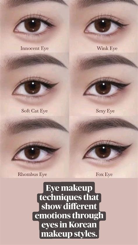 Eye makeup techniques that show different emotions through eyes in ...