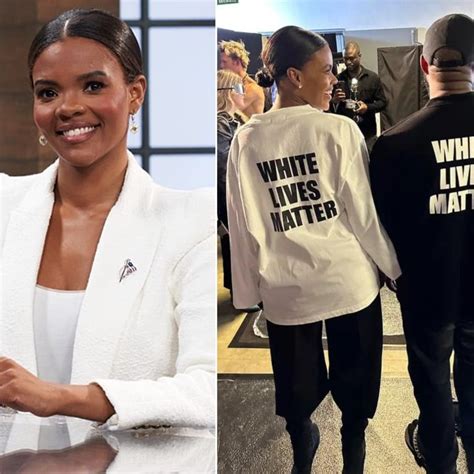 Who is Candace Owens, seen with Ye in White Lives Matter shirts? She ...