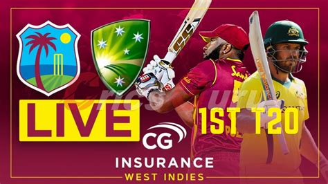 West Indies vs Australia 1st T20, Live Streaming: When And Where To Watch WI vs AUS T20 Cricket ...